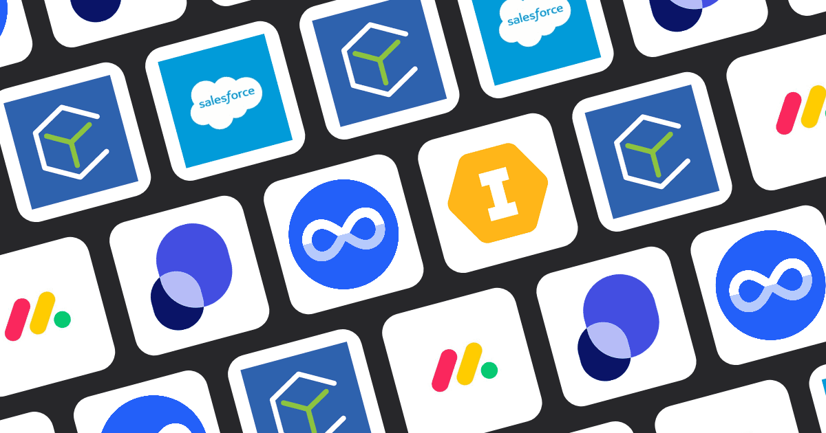 Icons of leading partner relationship management platforms