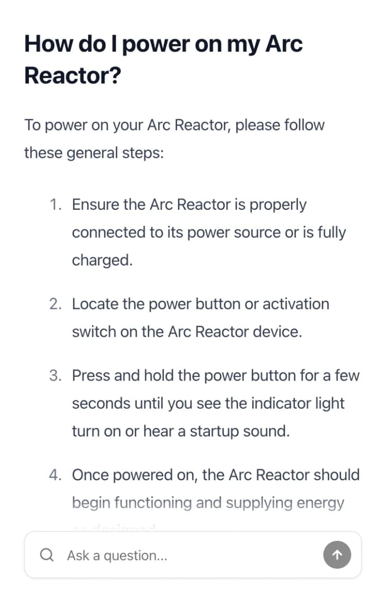 AI workflow builder with steps and transformations