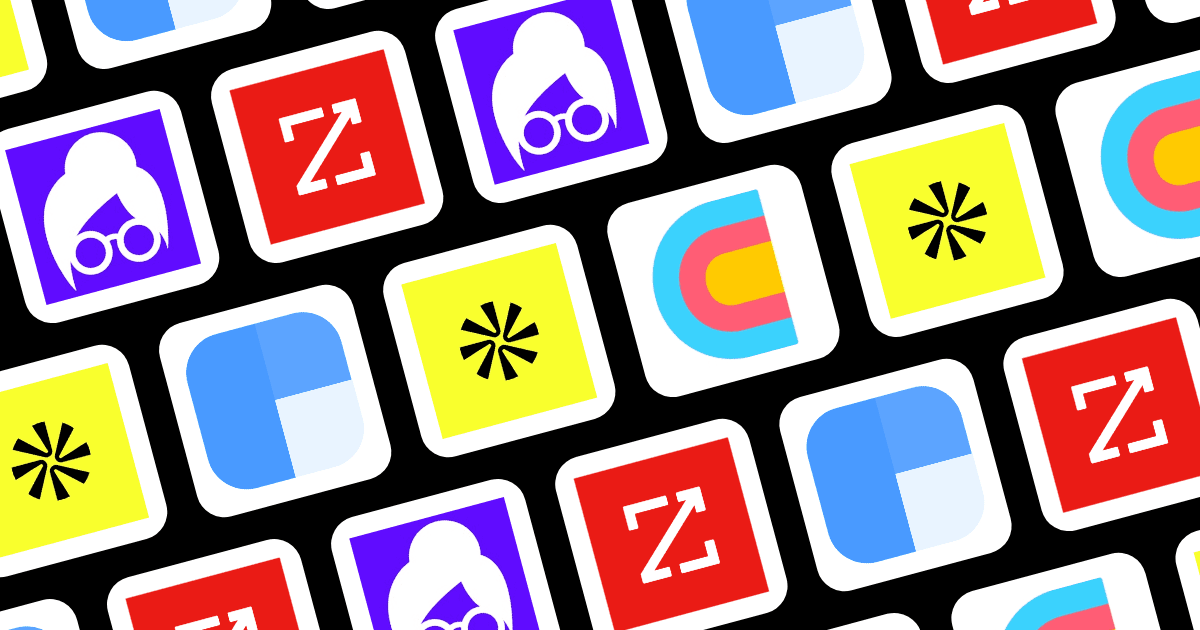 Logo grid of ZoomInfo, Clearbit, Clay, Apollo, and Lusha for an ABM data enrichment tools comparison