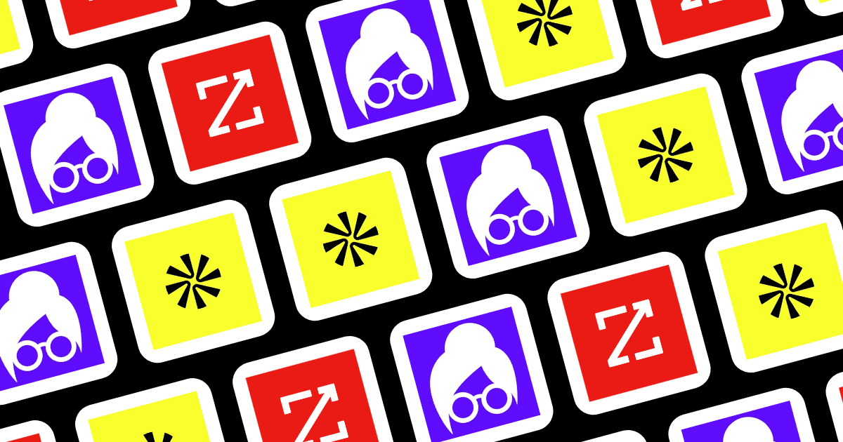 Logo grid of ZoomInfo alternatives including Apollo.io, Cognism, Lusha, and LeadIQ