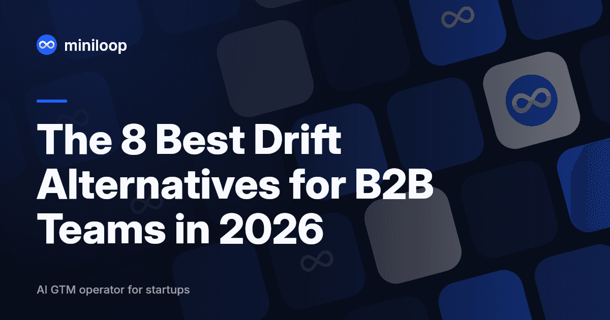 Drift alternatives for B2B teams in 2026: comparing conversational marketing and sales chat platforms