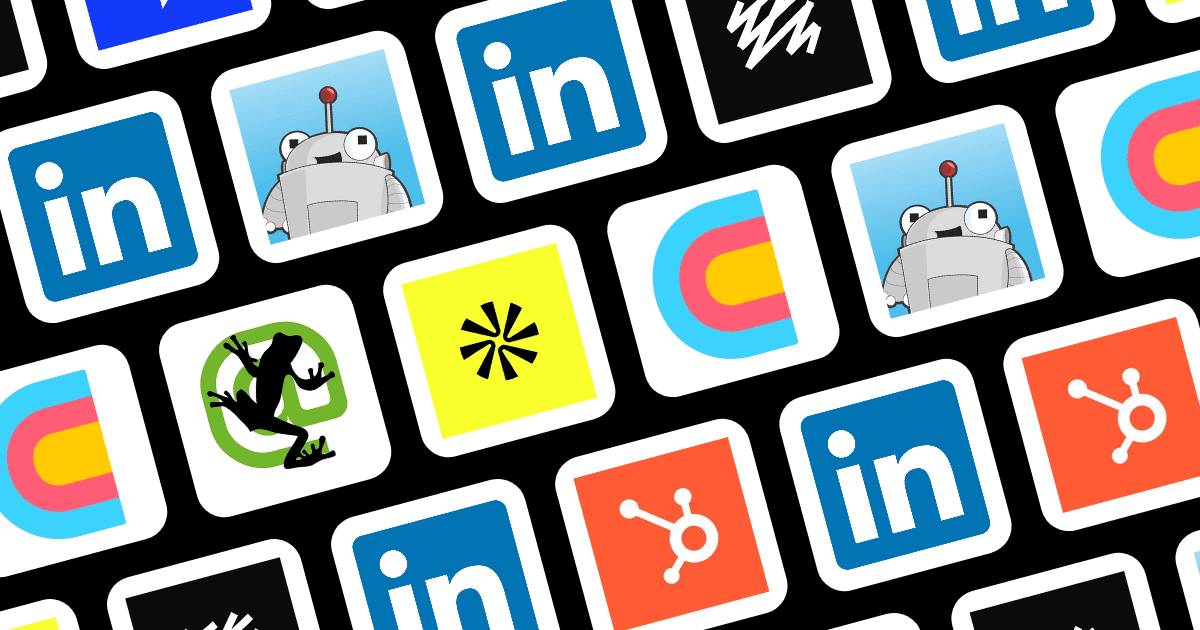 B2B SEO tools. HubSpot, Screaming Frog, Moz Pro, Apollo, Clay, LinkedIn, SE Ranking, Sanity CMS