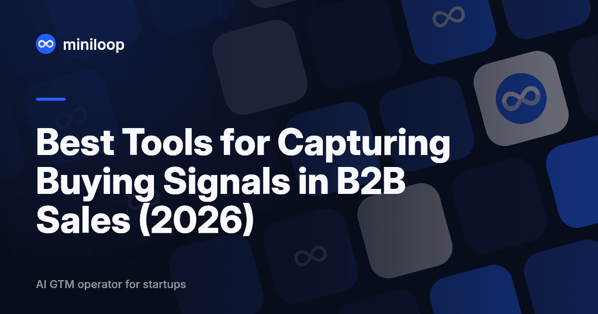 Abstract graphic representing B2B buying signal tools and intent data platforms