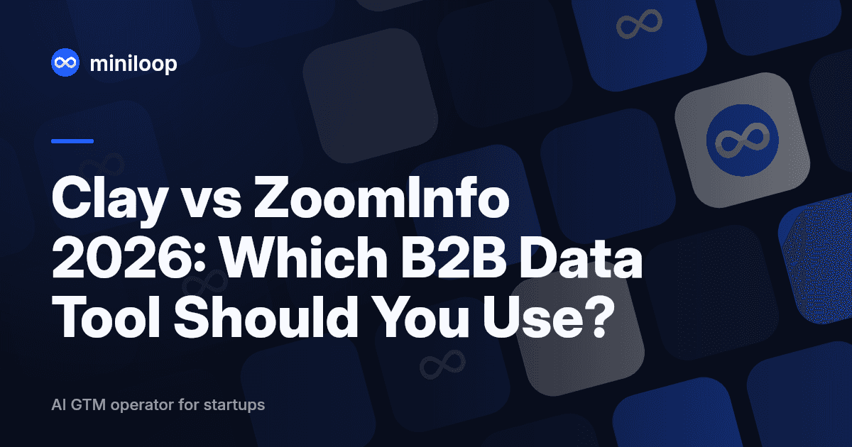 Clay vs ZoomInfo comparison. which B2B data tool fits your GTM stack in 2026?