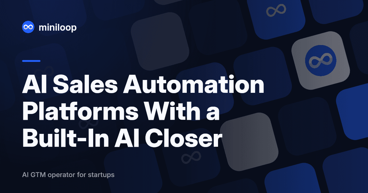 Abstract hero image representing AI sales automation platforms with a built-in closing agent