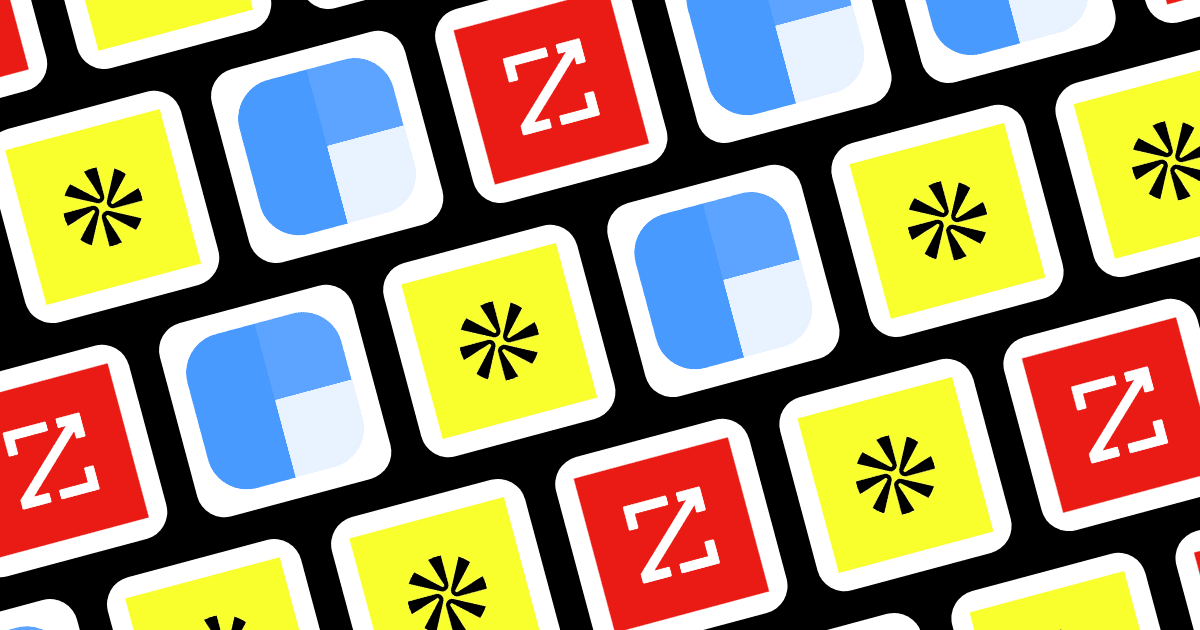 Logos of Demandbase alternatives: 6sense, ZoomInfo, Apollo, and Clearbit
