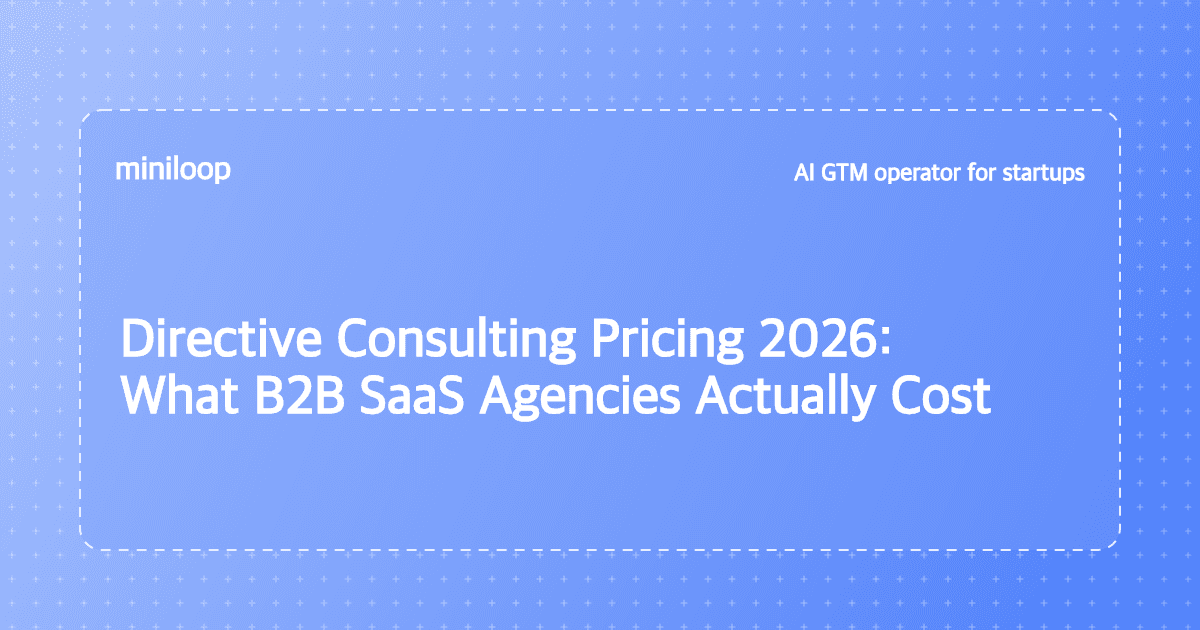 Directive Consulting pricing breakdown showing agency costs and retainer tiers