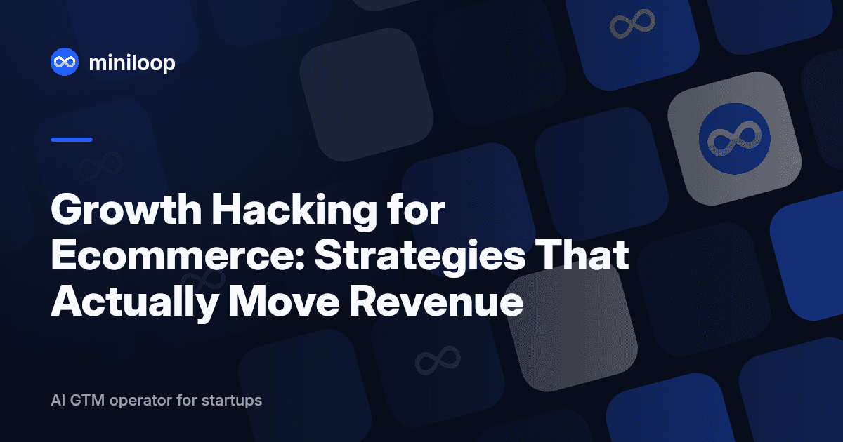 Ecommerce growth hacking strategy guide for online store founders