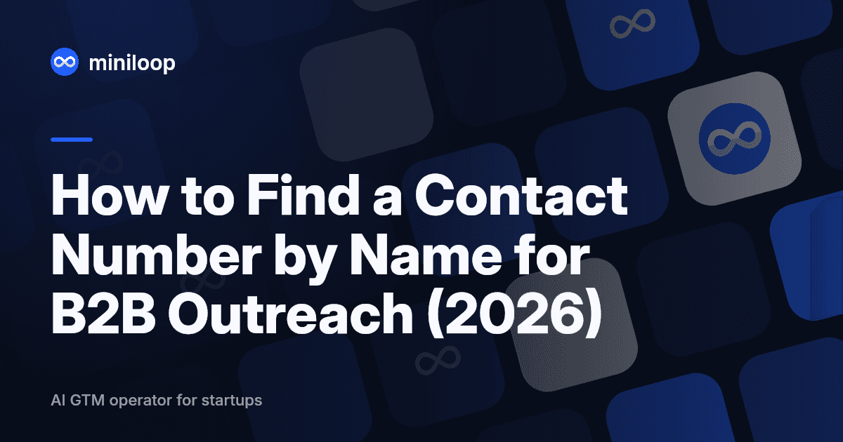 SDR researching how to find a contact phone number by name using a laptop and B2B database