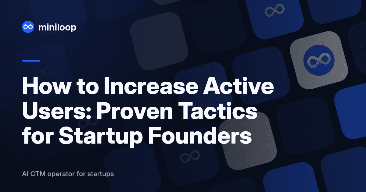 Startup founder reviewing a dashboard showing daily and monthly active user growth