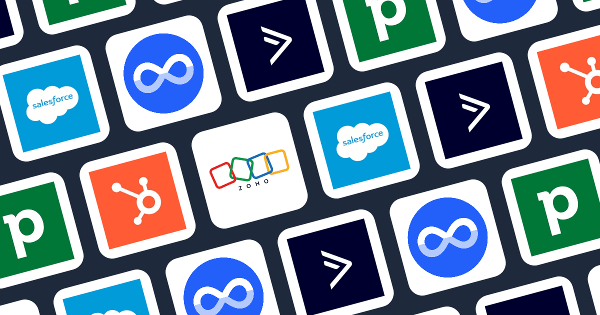 Icons of leading HubSpot alternative CRM platforms for 2026