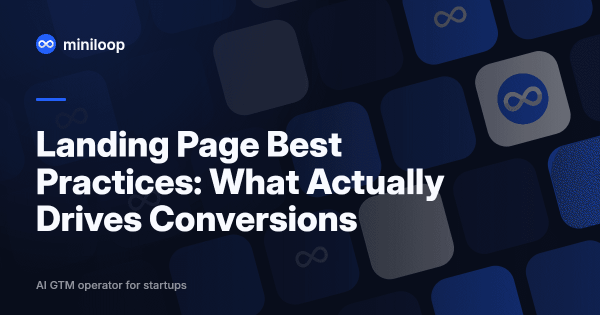 Landing page conversion elements: headline, CTA button, trust signals, and form placement diagram