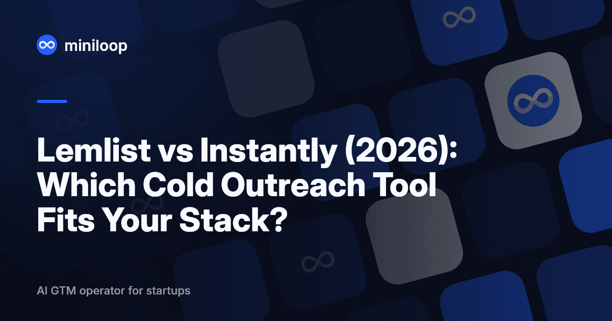 Lemlist vs Instantly comparison for cold outreach in 2026