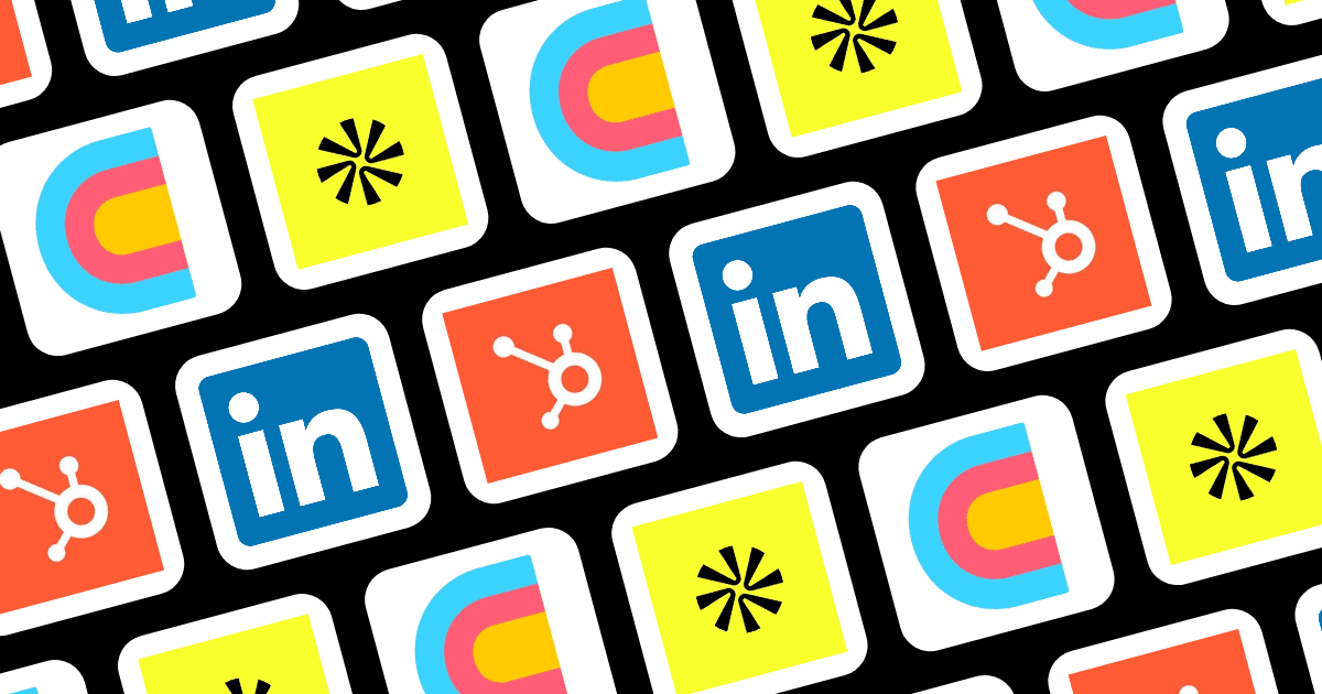 Outbound lead generation tools: Apollo, Clay, HubSpot, LinkedIn icons
