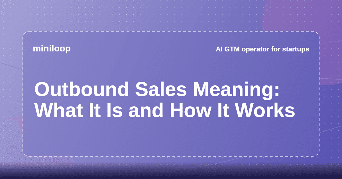 Abstract illustration of outbound sales pipeline from lead targeting to closed deal