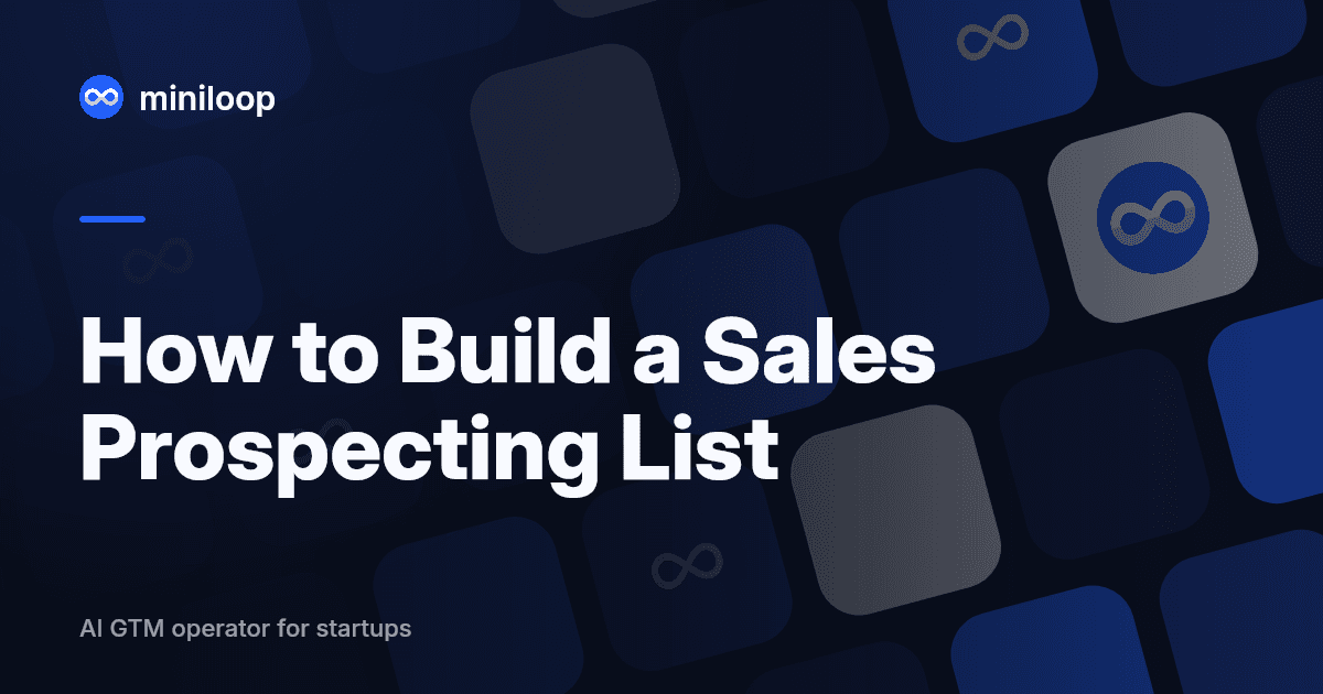 Sales prospecting list workflow showing Apollo, Clay, LinkedIn, and HubSpot